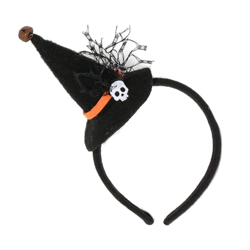 Ubxvamm Hexenhut, Stirnbänder, Halloween-Haarschmuck, Cosplay, Haarteile, Totenkopf-Kostüm, Ornamente, Kinder, Damen, Party-Kopfbedeckung von Ubxvamm