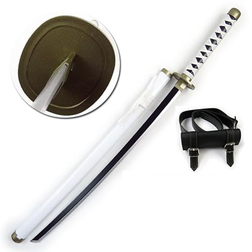 Udekit Anime Ninja Holz Katana Bambus Schwert -41 Zoll (105 cm) mit Katana Gürtel und Katana Halter,Robustes Spielzeug Schwert,Perfekt für Halloween Karneval Cosplay von Udekit