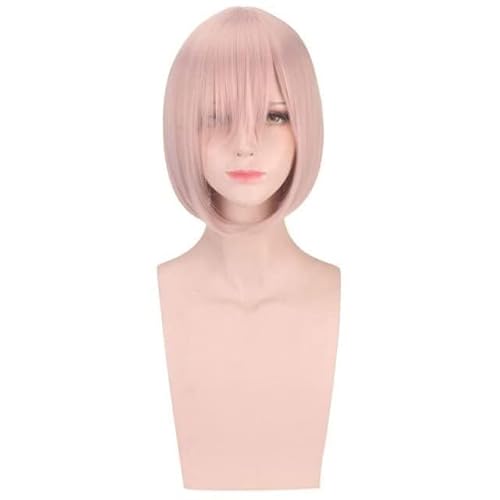 2025 Wig Anime Cosplay Synthetische Perücke, Damen-Perücken, Cosplay-Perücke, Cosplay-Perücken, Matthew Kyrielite Hair Mash Kyrielight/Matthew Kyrielight Perücken von Uearlid