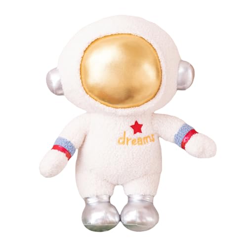 Ueiwffzo Astronaut Plüschtiere, Stofftier Astronaut Plüschkissen Gefüllte Puppe Niedliche Rakete Weiche Kuscheltiere Spielzeug für Jungen Mädchen Geschenk Spielzeug (Astronaut 32cm) von Ueiwffzo