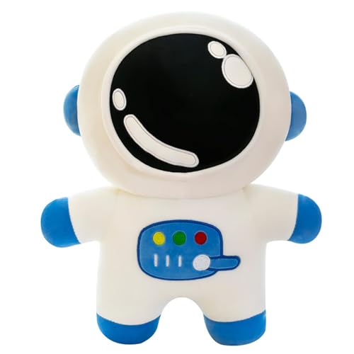 Ueiwffzo Astronaut Plüschtiere Gefüllte Raumfähre Spielzeug Astronaut Plüsch Weicher Plüsch Wurfkissen Geburtstagsgeschenk Für Jungen Mädchen Kinder (Blau,40cm) von Ueiwffzo