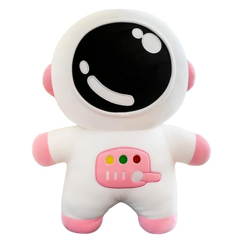 Ueiwffzo Astronaut Plüschtiere Gefüllte Raumfähre Spielzeug Astronaut Plüsch Weicher Plüsch Wurfkissen Geburtstagsgeschenk Für Jungen Mädchen Kinder (Rosa,50cm) von Ueiwffzo