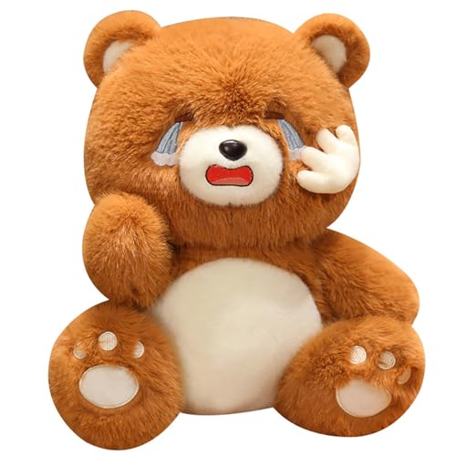 Ueiwffzo Bär Plüschtier Kuscheltier Baby, Exquisites Niedliches Bär Kuscheltier Teddybär Stofftier, Kawaii Plush Toy Bear Geschenk für Baby Kinder Erwachsene (45cm) von Ueiwffzo