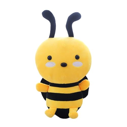 Ueiwffzo Biene Plüschtier Kuscheltier Baby, Weiches Hautfreundliches Bienen Plüschtier, Niedliches Bee Plush Toy Dokoration für Babyzimmer Kinderzimmer Sofa (20 cm) von Ueiwffzo