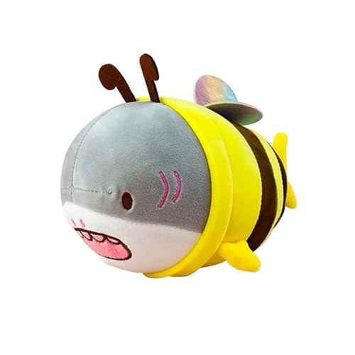 Ueiwffzo Bienen Hai Plüschtier, 22cm Kuscheltier Plüsch Spielzeug Kissen Puppe, Niedlicher Weiche Plüsch Plüschtiere Geschenk für Jungen Mädchen Babys Ueiwffzo Bienen Hai Plüschtier, 22cm Kuscheltier Plüsch Spielzeug Kissen Puppe, Niedlicher Weiche Plüsch Plüschtiere Geschenk für Jungen Mädchen Babys von Ueiwffzo