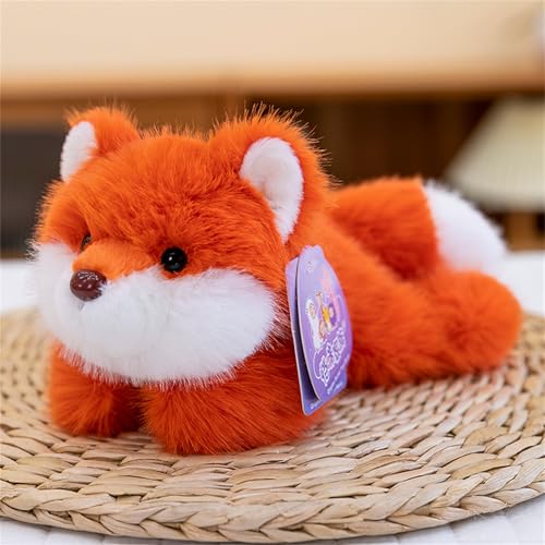 Ueiwffzo Capybara Plüschtier,Simulation Tier Capybara Puppen,Niedlichen Capybara Plushie Nagetier Kuscheltiere Kissen Großes Geburtstagsgeschenk für Kinder (20cm,Fuchs) von Ueiwffzo