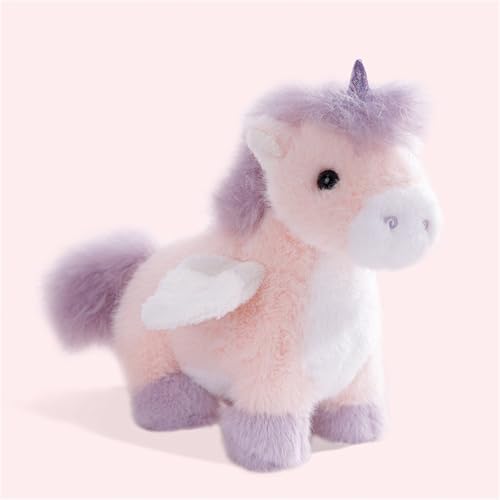 Ueiwffzo Einhorn Kuscheltier 28cm Plüsch Spielzeug Weiches Einhorn Plüschtier, Kuscheltiere Weiche Plüsch Puppe Stofftier Plüschtiere Geschenk für Kinder (Pink) von Ueiwffzo