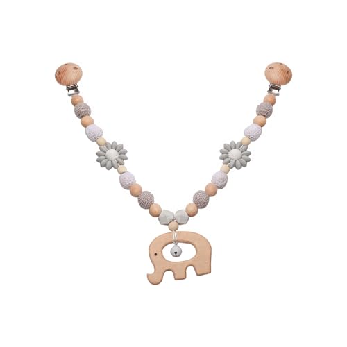 Ueiwffzo Kinderwagen Anhänger Baby Mobiles Kinderwagen Kette Für Babys, Kinderwagen Kinderwagenkette Aus Holz, Babymobile Kette Kinderwagen Zubehör Spielzeug Für Babys Junge Mädchen (Hölz Elefant) Ueiwffzo Kinderwagen Anhänger Baby Mobiles Kinderwagen Kette Für Babys, Kinderwagen Kinderwagenkette Aus Holz, Babymobile Kette Kinderwagen Zubehör Spielzeug Für Babys Junge Mädchen (Hölz Elefant) von Ueiwffzo