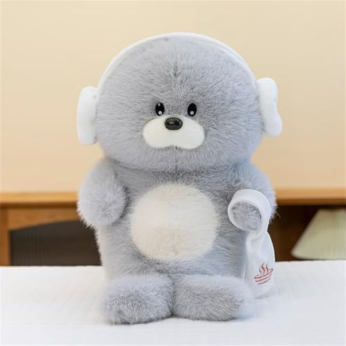 Ueiwffzo Kuscheltier Seelöwe Plüschtier zum Kuscheln Spielen Plüsch Spielzeug Kawaii Deko, niedliches Plüschtier Seelöwe, Stofftier Geschenke für Kinder (25cm) von Ueiwffzo