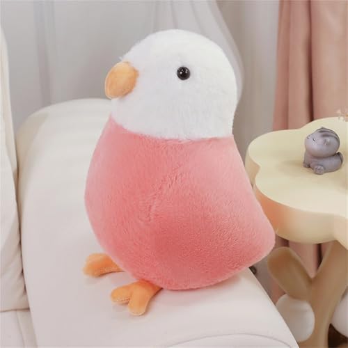 Ueiwffzo Vogel Papagei Plüschtier, 30cm Niedliche Plüsch Papagei Stofftier Kuscheltier Plüschtier Plüsch Kissen Spielzeug Geburtstagsgeschenk für Kinder Erwachsene (Rosa) von Ueiwffzo