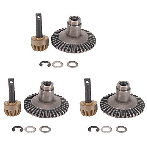 Uhidka 3X 13 T 38 T Metall Krone Getriebe Motor Differential Haupt Getriebe Combo für Vorne Achse AXIAL SCX10 90021 90022 Off-Road RC Auto von Uhidka