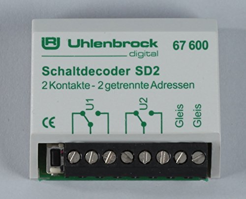 Uhlenbrock 67600 SD2 Schaltdecoder von Uhlenbrock