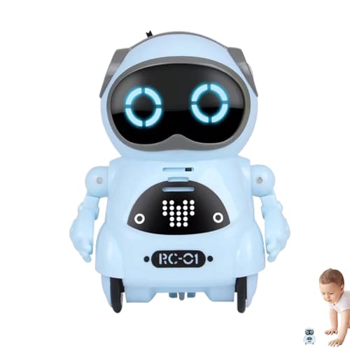 Roboterspielzeug für Kinder, intelligenter sprechender Roboter für Kinder, intelligenter Roboter mit Sprachsteuerung, Lern- und Lernspielzeug, interaktiver Dialog, elektrischer Spracherkennungsroboter von Uhngw