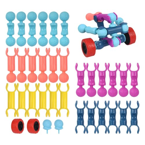 Uhngw Bauklötze Spielzeug,Bauklötze für Kinder | Skelett-Baustein-Set,Konstruktionsbausteine, 34-teilige Bausteine ​​für Jungen und Mädchen, lustige -Aktivität von Uhngw