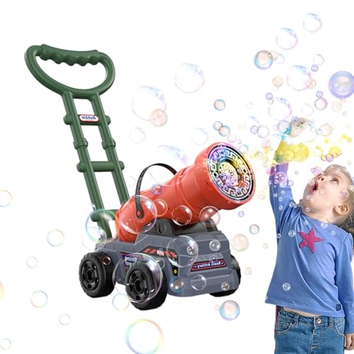 Uhngw Bubble-Rasenmäher für Kinder,Bubble-Rasenmäher,Kreative Seifenblasenmaschine für den Außenbereich, Seifenblasenmaschine | Neuartiges Seifenblasen-Push-Spielzeug, elektrischer Blasenmacher für von Uhngw