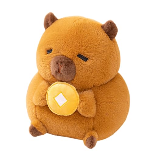 Uhngw Capybara Stofftiere, Capybara Stuffed Pillow - Süße Cartoon Capybara Puppe - Weiche und zarte Heimdekoration für Auto, Bett, Couch, Schlafzimmer, Wohnzimmer, Kinderzimmer von Uhngw