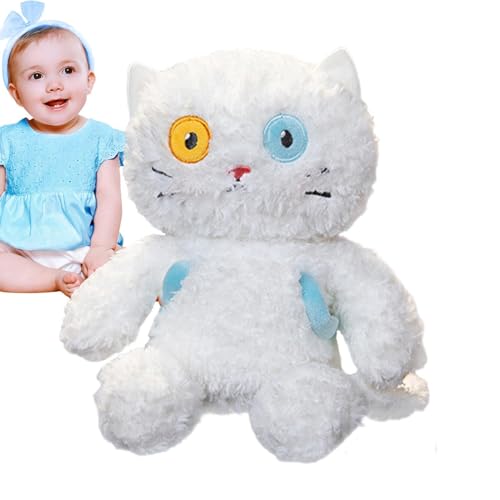 Uhngw Cat Stuffed Toy - Cat Stuff Animal | Head Rotatable Plush Kitten Toy Throw Pillow Vivid Funny Plushies For Home Bedroom Sofa Decor von Uhngw