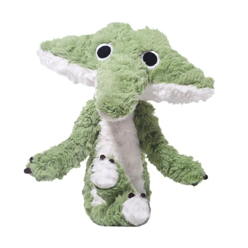 Uhngw Crocodile Plüschpuppe, Crocodile Plüschspielzeug,40 cm beruhigender kuscheliger Puppe Soft Alligator Kissen | Plüschgefüllter Tier für Kinderzimmer, Autoinnere, Schlafzimmer, Sofa, Wohnkultur von Uhngw