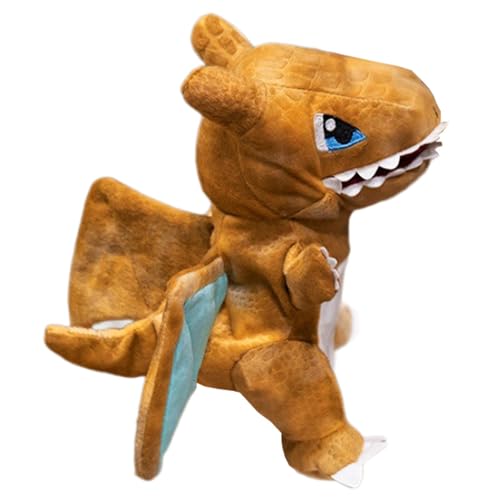 Uhngw Dinosaurierpuppen für Kinder,Dinosaurier-Stofftierpuppe - Interaktives Stofftier-Dinosaurier-Puppenspielzeug | Lustige realistische Tier-Dinosaurier-Handpuppen, Spielzeug für spielende von Uhngw