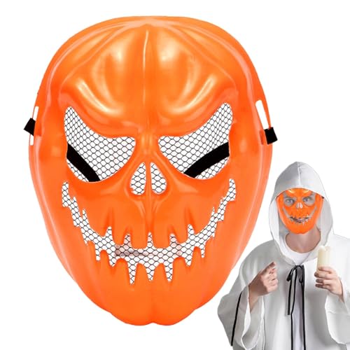 Uhngw Face Cover, Halloween Face Cover, Tragbare Gothic Face Cover, Urlaub Gesichtsschutz für Karneval, Rollenspiel von Uhngw