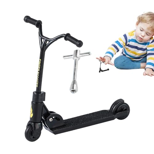 Uhngw Finger-Scooter, Spielzeug-Finger-Scooter,Lustiger Stunt-Scooter - Interaktives Fingerspielzeug, Faltbarer Trick-Scooter, geeignet für die Kreativität von Kindern von Uhngw