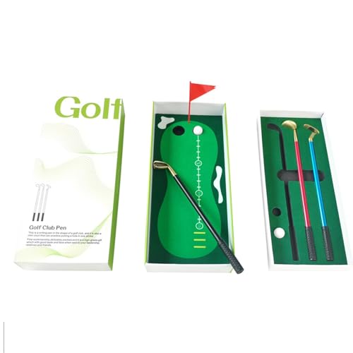 Uhngw Golf Desktop-Spiel, Golf Set | Lustiges Goldspiel mit Minibällen und Putting Green | Desktop-Golfball- -Stifte-Set, Belohnungen, Abschlussfeiern von Uhngw