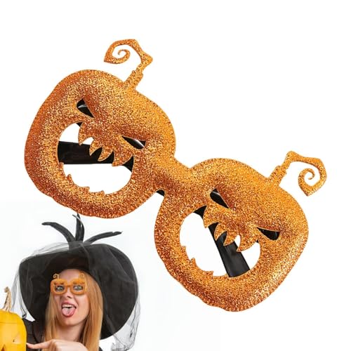 Uhngw Halloween-Brillen für Erwachsene,Halloween-Brillen - -Anzieh-Requisiten-Brille,Prom Cosplay Brillen, Cosplay Brillen, Halloween Selfie Requisiten, Kostüm Brillen von Uhngw