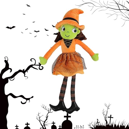 Uhngw Halloween Hexen Puppe, Halloween Plüschhexe Spielzeug, Zimmerdeko Für Kinder Mädchen Wohnzimmer Büro Party Uhngw Halloween Hexen Puppe, Halloween Plüschhexe Spielzeug, Zimmerdeko Für Kinder Mädchen Wohnzimmer Büro Party von Uhngw