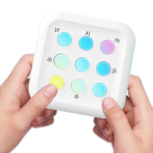 Uhngw Handheld-Puzzlespielkonsole,Handheld-Spielekonsole - Puzzle-Reisespiele - Lustige elektronische Handheld-Spielekonsole, pädagogische Puzzle-Reisespiele für Kinder und Erwachsene von Uhngw