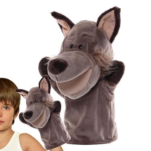 Uhngw Handpuppen, Tierpuppen - 25 cm/9,84 Zoll niedliche Handpuppen - Lustige Cartoon -Puppe, Theateraufführungen für und Mädchen von Uhngw