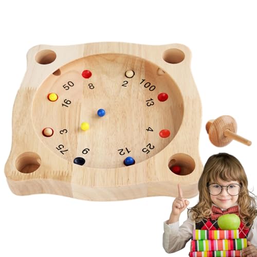 Uhngw Holzspiele für die Familie, Schachbrettspiel für Kinder | Kompass für Schachspielzeug aus Holz | Pädagogische intelligente Spiele, Eltern-Kind-Interaktionsspielzeug, interaktiver Spaß für Kinder von Uhngw