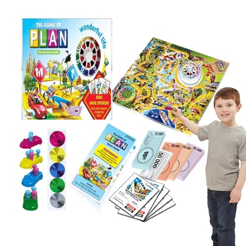 Uhngw Lebensbrettspiel - Lustiges Familienspiel of Life | Interaktives Entscheidungsspiel, familienpädagogisches Brettspiel für Kinder und Jugendliche Uhngw Lebensbrettspiel - Lustiges Familienspiel of Life | Interaktives Entscheidungsspiel, familienpädagogisches Brettspiel für Kinder und Jugendliche von Uhngw