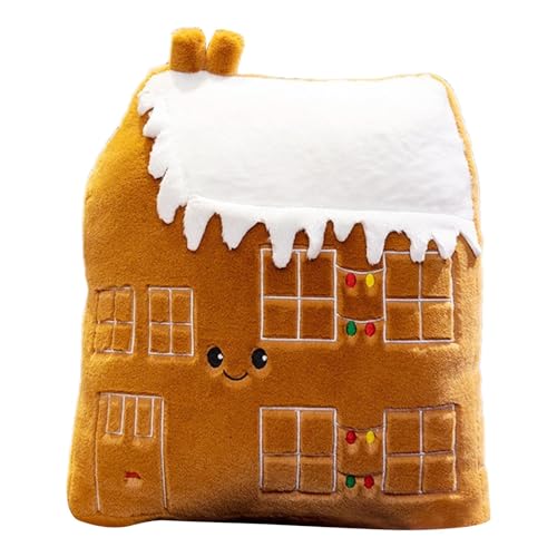 Uhngw Lebkuchenmann, Lebkuchenplüsch | Lebkuchenmann Schneemann Puppe | Lebkuchen-Stofftier, Weihnachts-Kuscheltiere, Weihnachts-Lebkuchenmänner für Baum, Feiertag von Uhngw