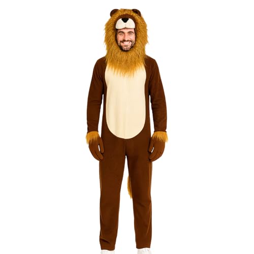 Uhngw Löwenkostüm Erwachsene - Cosplay Tierkostüm - Tierkostüm Damen Herren für Fest Bühne Karneval Uhngw Löwenkostüm Erwachsene - Cosplay Tierkostüm - Tierkostüm Damen Herren für Fest Bühne Karneval von Uhngw