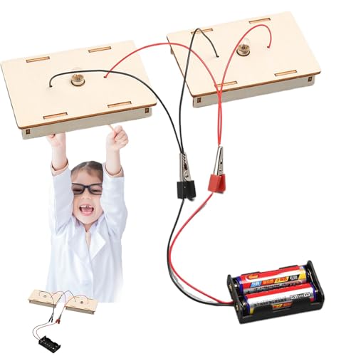 Uhngw Pädagogische Stromkreis-Bausätze, Stromkreis-Bausatz für Kinder,Stromset für Kinder | Physik, Wissenschaft, Lernspielzeug, Parallelschaltung, Elektrizität, Lernen für Grundschüler von Uhngw