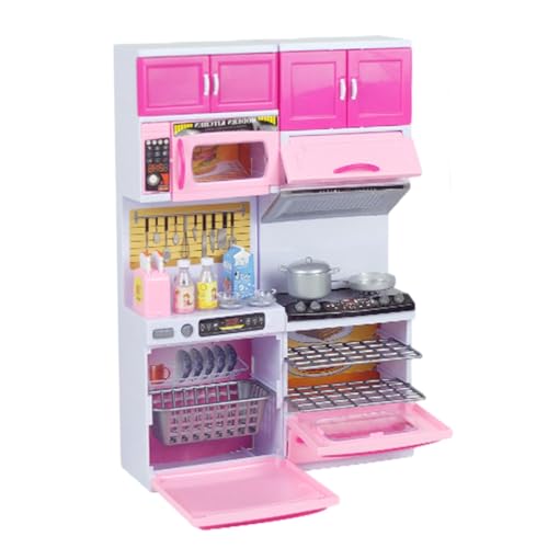 Uhngw Pretend Kitchen, Küchenspielset | Kreative Spielzeuge für kleine Kinderküchen,Rollenspielspielzeug für Kinder, Küchen-Kochspielset, Lernspielzeug für Mädchen und von Uhngw