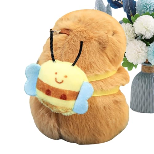 Uhngw Weiches Capybara-Plüschtier, niedliches Capybara-Plüschtier | Exquisite Capybara-Puppe - Tragbares Plüschtier-Kissenspielzeug, weiches und bequemes Design für Geburtstag, Ostern, Weihnachten von Uhngw