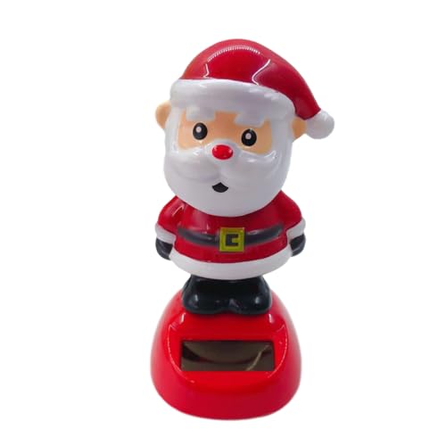 Uhngw Weihnachts-Armaturenbrett-Dekorationen, automatische Schaukel für den Auto-Innenbereich, Weihnachts-Solar-Armaturenbrett-Dekoration, Schaukel, Solar-Auto-Spielzeug für Zuhause, Büro, Dekoration Uhngw Weihnachts-Armaturenbrett-Dekorationen, automatische Schaukel für den Auto-Innenbereich, Weihnachts-Solar-Armaturenbrett-Dekoration, Schaukel, Solar-Auto-Spielzeug für Zuhause, Büro, Dekoration von Uhngw