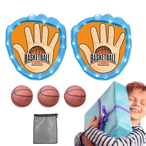 Uhngw Wurf- und Fang-Paddelspiel, Fangball-Spielset, Wurf- und Fangball-Spielset, Ballfangspiele, Sportspiel-Wurf- und Fangpaddel, lustiges interaktives Kinderspielzeug für Sport im Freien am Strand von Uhngw