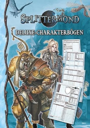 Splittermond Deluxe-Charakterbögen von Uhrwerk Verlag