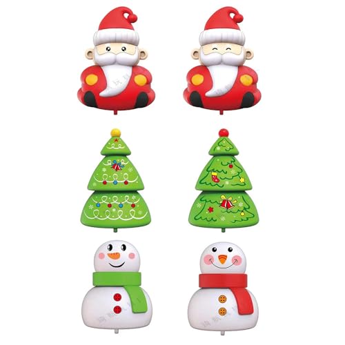 UieaMsio Aufziehspielzeug Weihnachten, 20 Stück Kinder Aufziehspielzeug Rentier Weihnachtsbaum Schneemann Weihnachtsmann Aufziehfigur Weihnachten Deko Figuren Geschenk für Mädchen Junge von UieaMsio