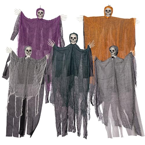 Hängender Schädel, schrecklich, Totenkopf, Parodie, Totenkopf, Party, Dekoration, Saison, Halloween, Dekoration im Freien von Uitndvyte