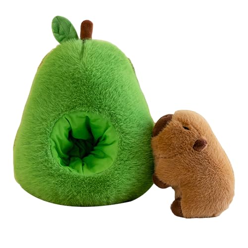 Uitndvyte Hübsches Und Stilvolles Capybaras Plüschtier Mit Robusten Plüschmaterialien Modisches Wohnaccessoire Zum Sicheren Kuscheln von Uitndvyte