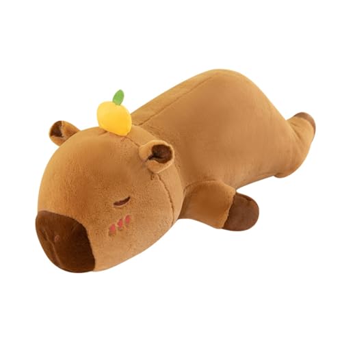 Uixxducc Capybara Kuscheltier Kissen, Capybara Plüschtier, Capybara Kuscheltier, Niedliche Capybara Plüschkissen, Super Weiche Gefüllte Capybara Stofftier Plüsch (100cm) von Uixxducc