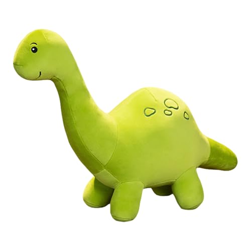 Uixxducc Dinosaurier Kuscheltier Süßes Dinosaurier Stofftier Plüschtier, Weiches Plüschpuppen Dinosaurier Kissen Spielzeug Geschenk für Kinder (Grün,L) von Uixxducc