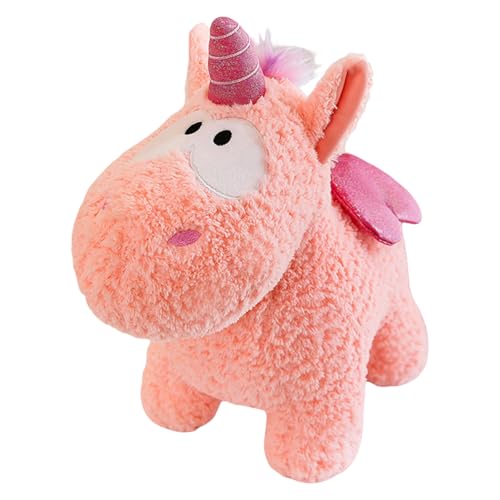 Uixxducc Einhorn Kuscheltier, Einhorn Stofftier Plüschtier, Süße Einhorn Plüsch Spielzeug, Geschenke für Mädchen Jungen Kinder (45cm,Rosa) von Uixxducc