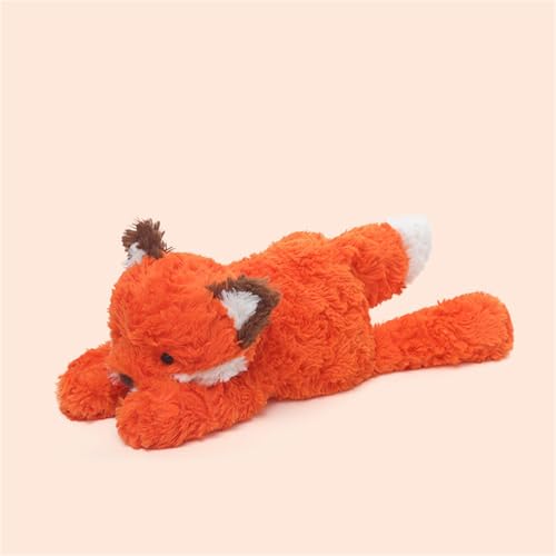 Uixxducc Kuscheltier Plüschtier Niedlich Plush Hund Elefant Fuchs AFFE Stofftier zum Kuscheln und Spielen Kawaii Deko Plushie Geschenke für Kinder (Fuchs) von Uixxducc