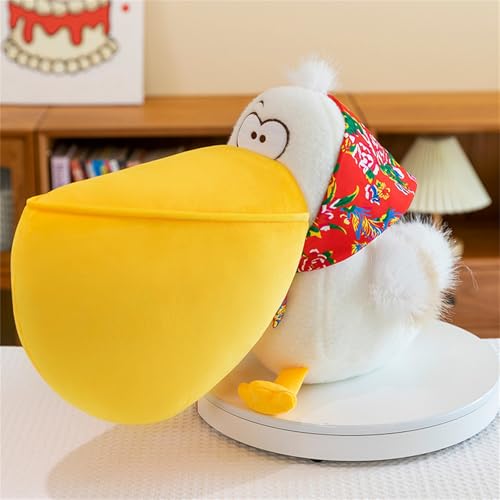 Uixxducc Kuscheltier Tukan Plüschtier Süße Vögel Spielzeug Wurfkissen Lustige Stofftier Plushie Geschenk für Kinder (30 cm,C) von Uixxducc