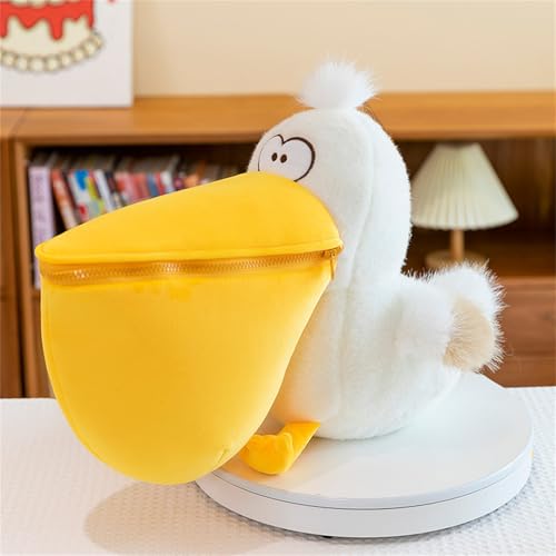 Uixxducc Kuscheltier Tukan Plüschtier Süße Vögel Spielzeug Wurfkissen Lustige Stofftier Plushie Geschenk für Kinder (30 cm,D) von Uixxducc