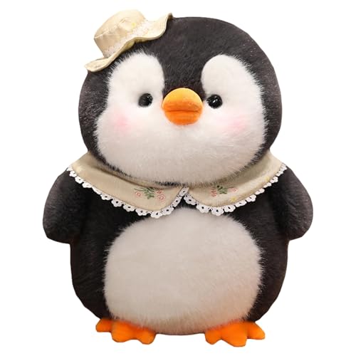 Uixxducc Pinguin Kuscheltier Plüschtier, Cartoon Plüschpuppen Pinguin Stofftier, Süße Pinguin Plüsch Spielzeug, Geschenk für Jungen Mädchen Babys (45cm) von Uixxducc